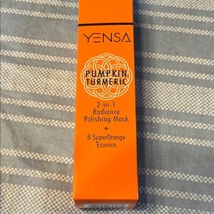 Yensa Pumpkin Turmeric 2-in-1 Radiance Polishing Mask - Orange